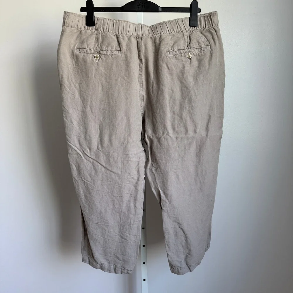 Tommy‎ Bahama XXL Linen Pants Elastic Waist Beach Island